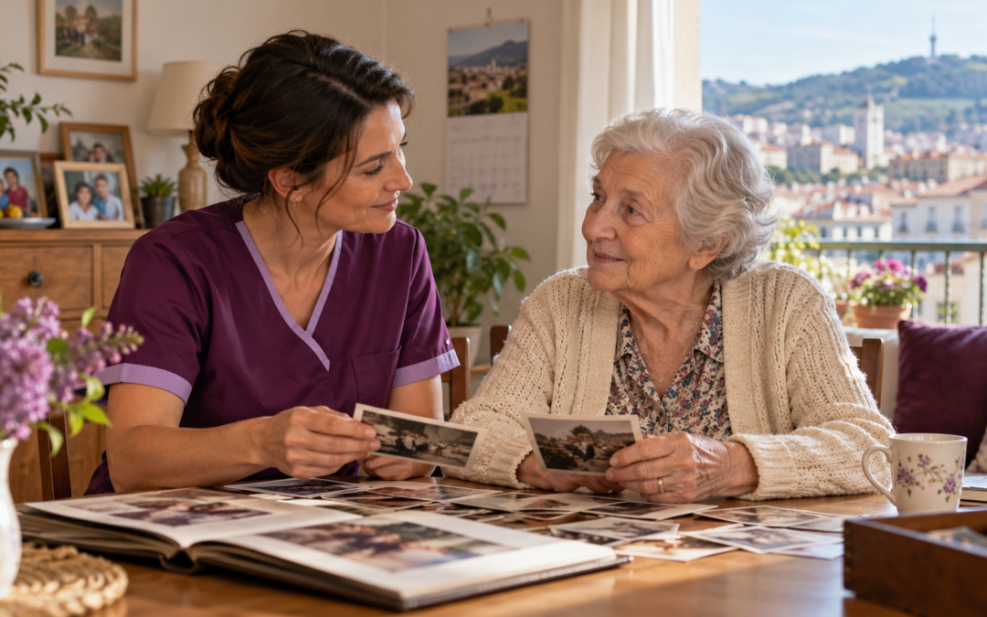 Aide à domicile Alzheimer à Saint-Étienne : préserver les repères et l’autonomie